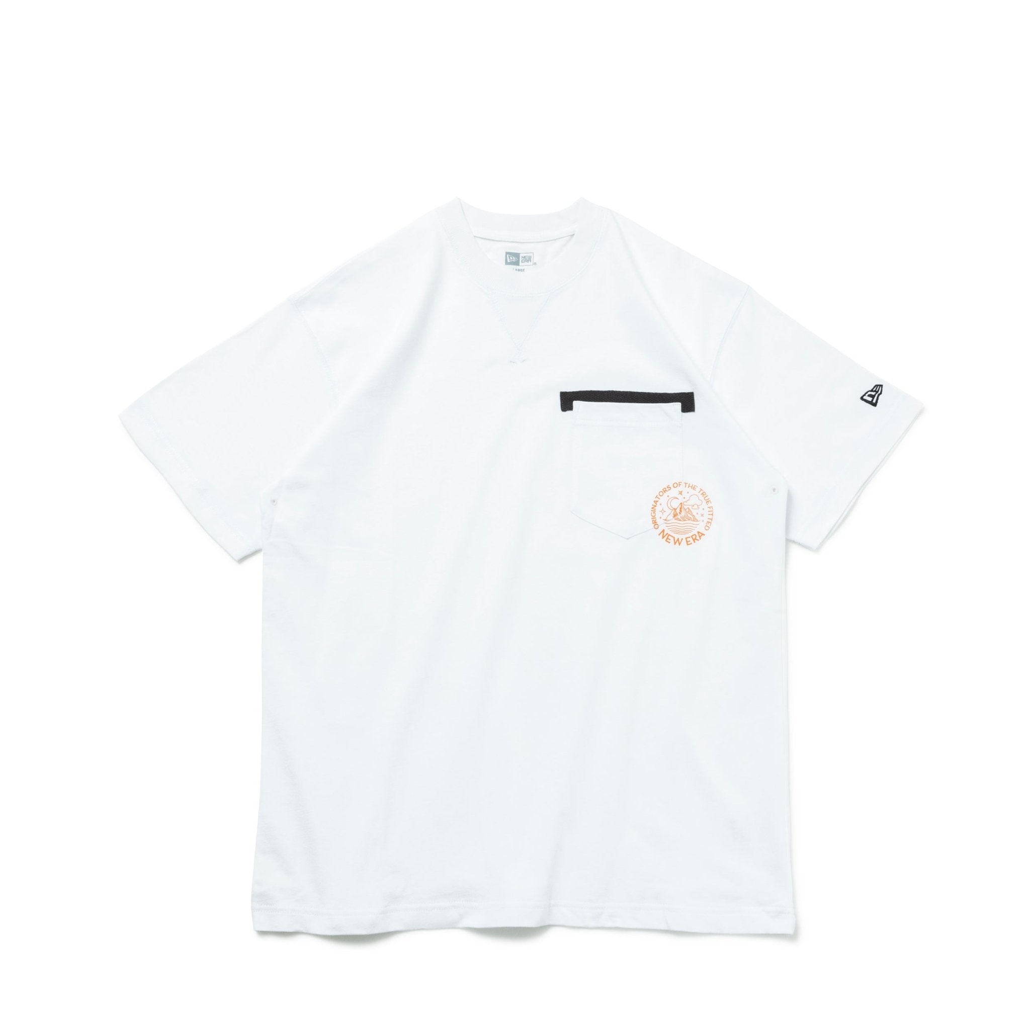 半袖 コットン ポケット Tシャツ Starry Night Logo ホワイト