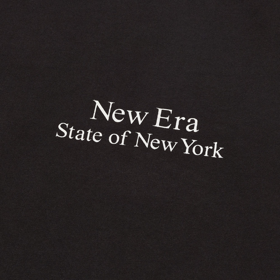 半袖 ウォッシュド コットン Tシャツ State Flower スミクロ - 14410022 - S | NEW ERA ニューエラ公式オンラインストア