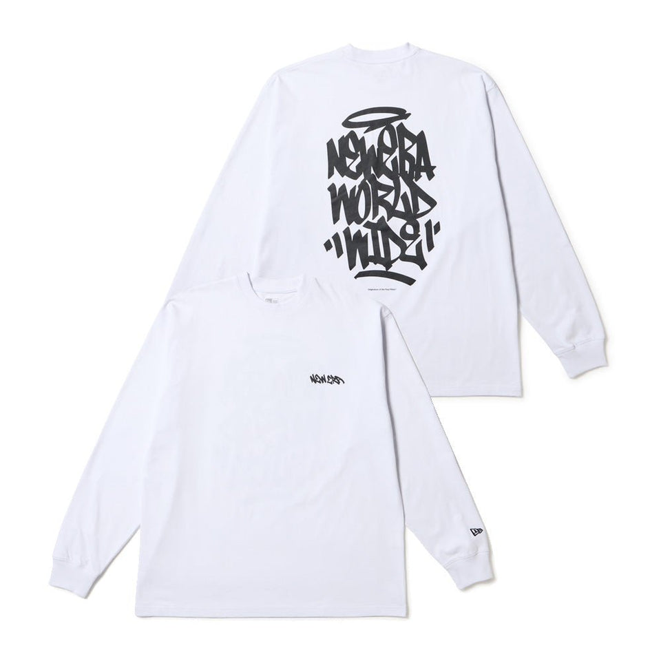 長袖 オーバーサイズド コットン Tシャツ Tagging ホワイト - 14682689 - S | NEW ERA ニューエラ公式オンラインストア