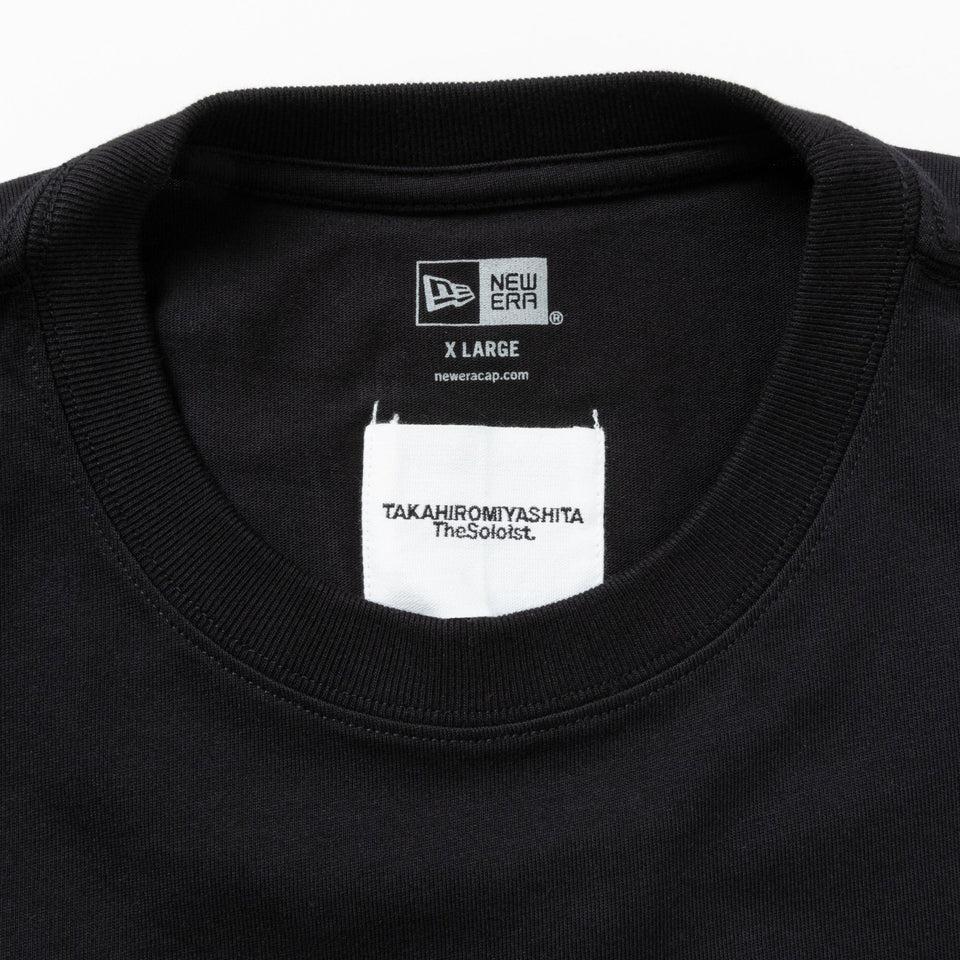半袖 コットン Tシャツ TAKAHIROMIYASHITATheSoloist. SS24 ブラック レギュラーフィット - 14215070-S | NEW ERA ニューエラ公式オンラインストア