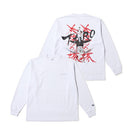 長袖 オーバーサイズド コットン Tシャツ TARO OKAMOTO 岡本太郎 太陽の塔 ホワイト - 14683927 - S | NEW ERA ニューエラ公式オンラインストア