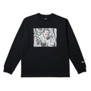 長袖 レギュラーフィット コットン Tシャツ TARO OKAMOTO 岡本太郎 フォト ブラック - 14683930 - S | NEW ERA ニューエラ公式オンラインストア