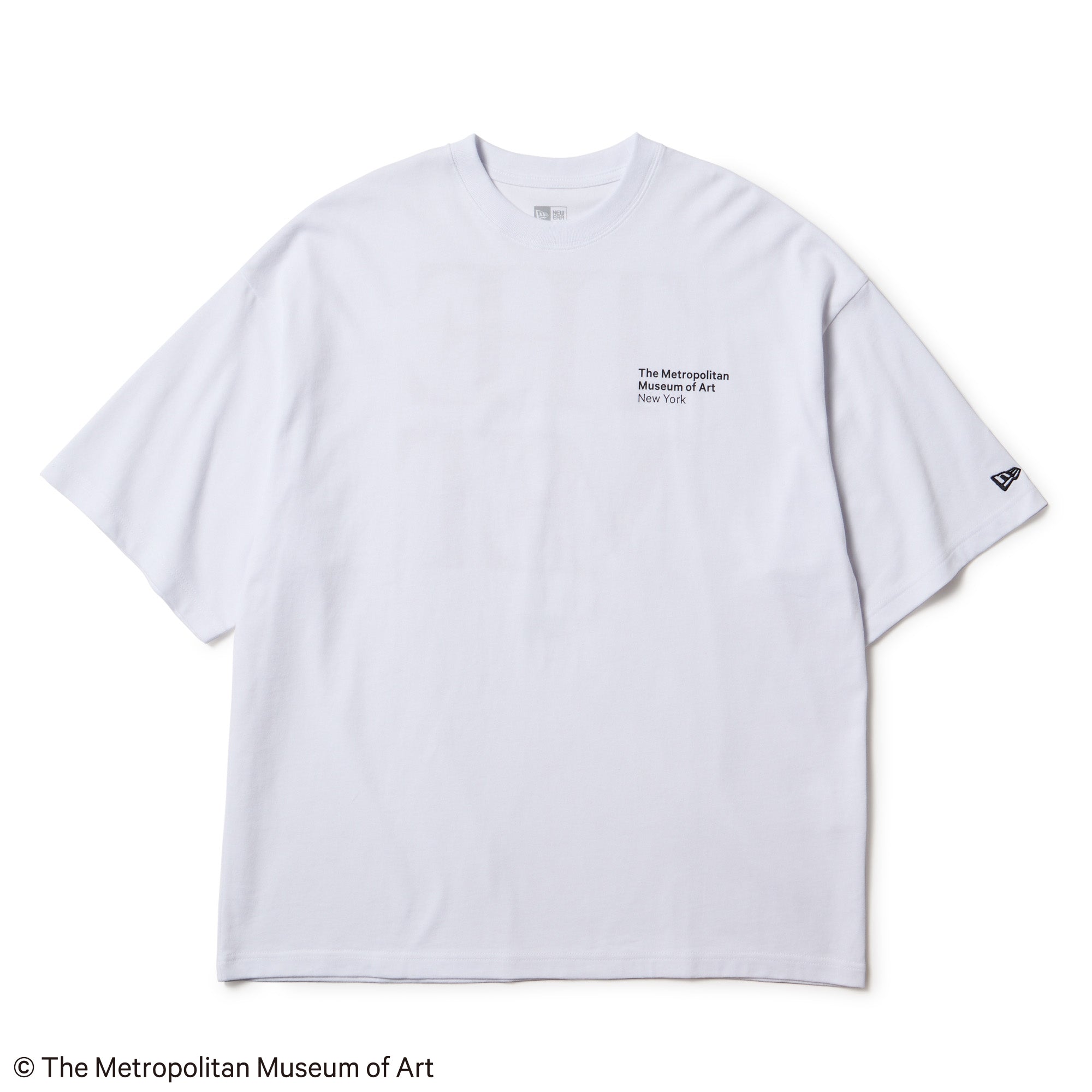 半袖 オーバーサイズド コットン Tシャツ The Met ホワイト 4