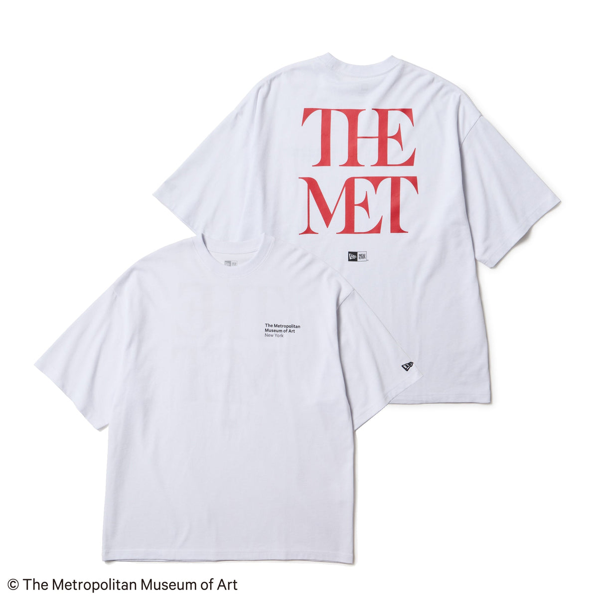 半袖 オーバーサイズド コットン Tシャツ The Met ホワイト