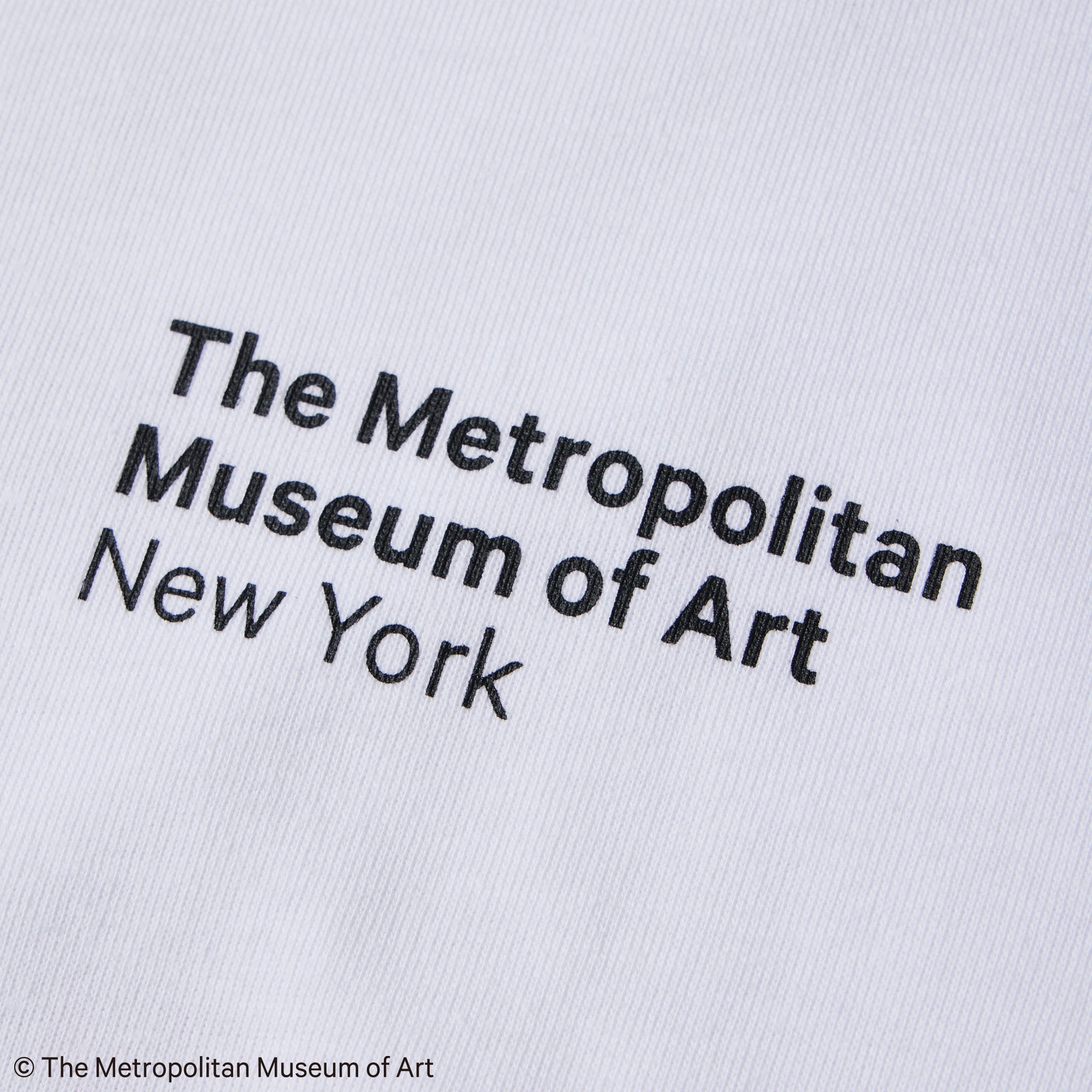半袖 オーバーサイズド コットン Tシャツ The Met ホワイト 3