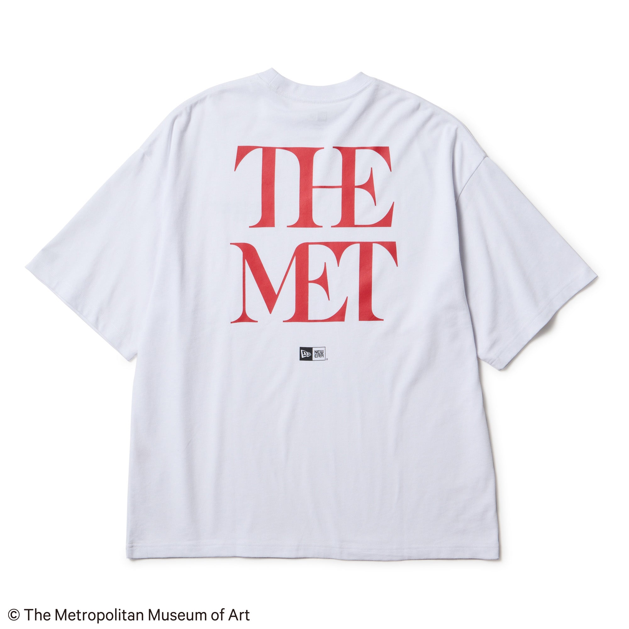 半袖 オーバーサイズド コットン Tシャツ The Met ホワイト 5