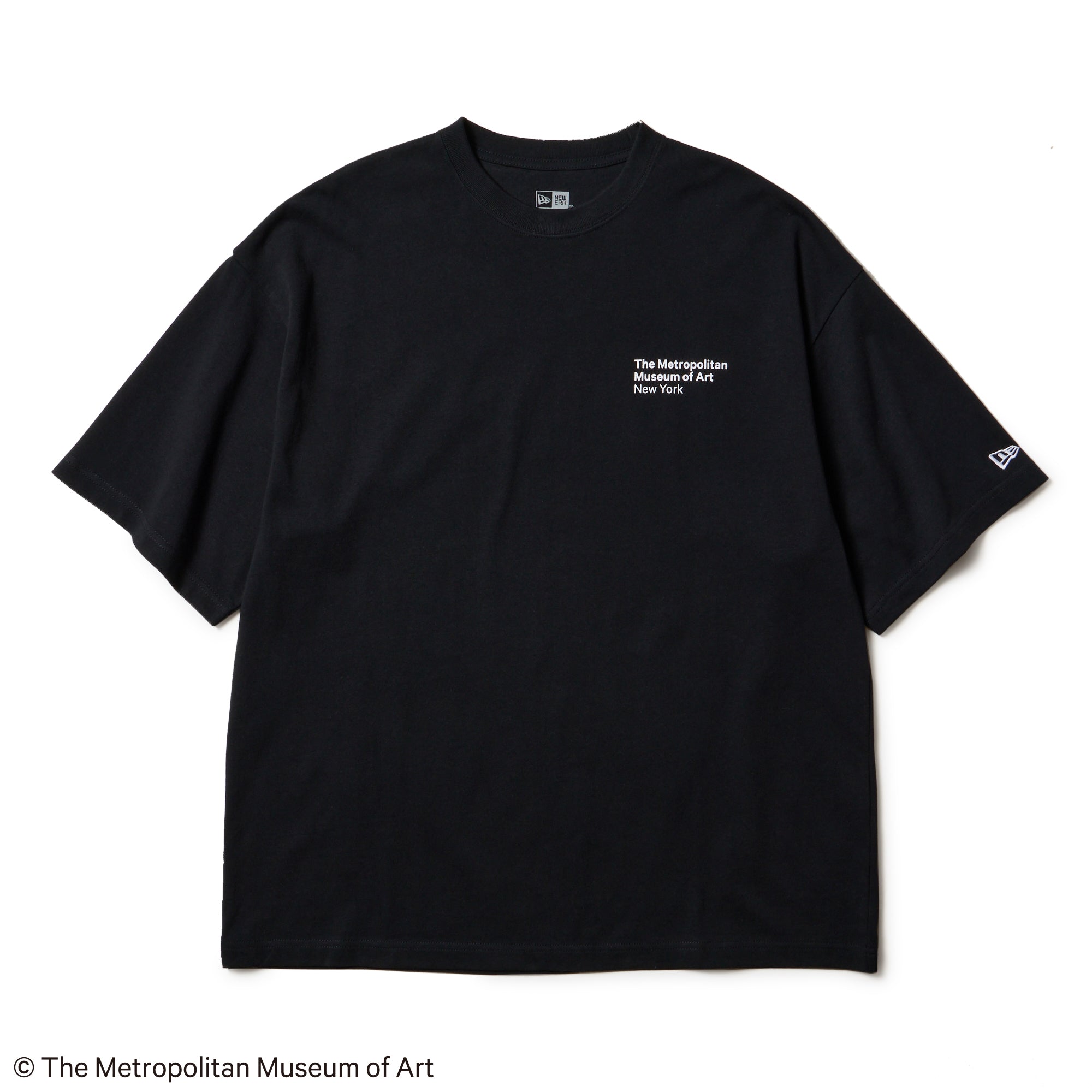 半袖 オーバーサイズド コットン Tシャツ The Met ブラック 4