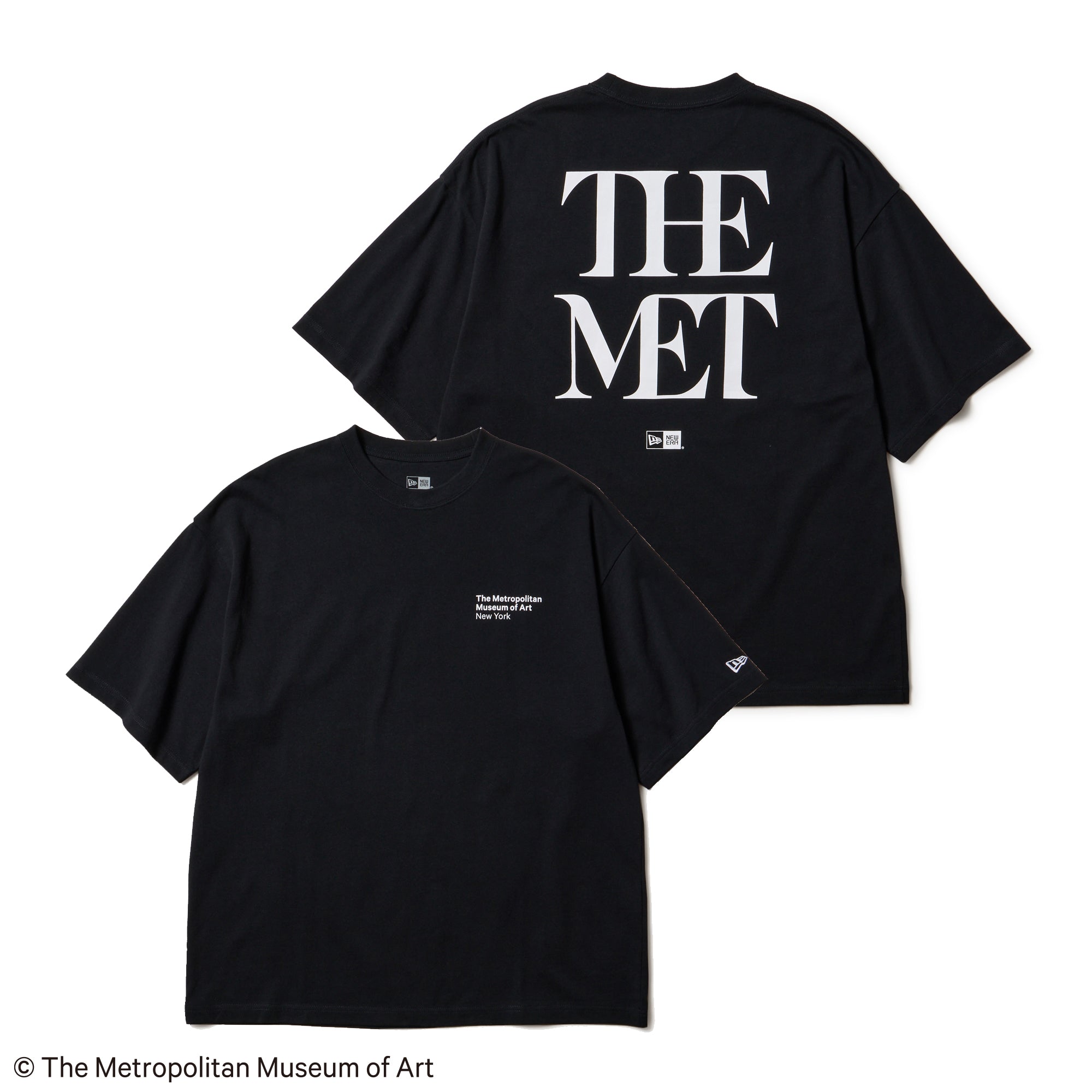 半袖 オーバーサイズド コットン Tシャツ The Met ブラック