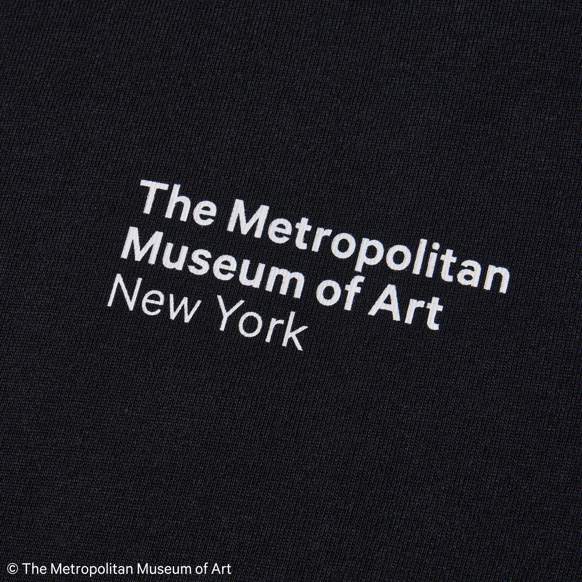 半袖 オーバーサイズド コットン Tシャツ The Met ブラック 3
