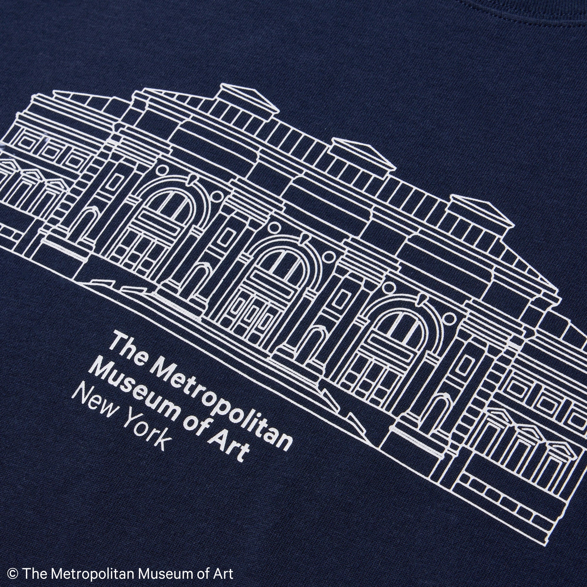 半袖 コットン Tシャツ The Met ミュージアム ネイビー レギュラーフィット 2