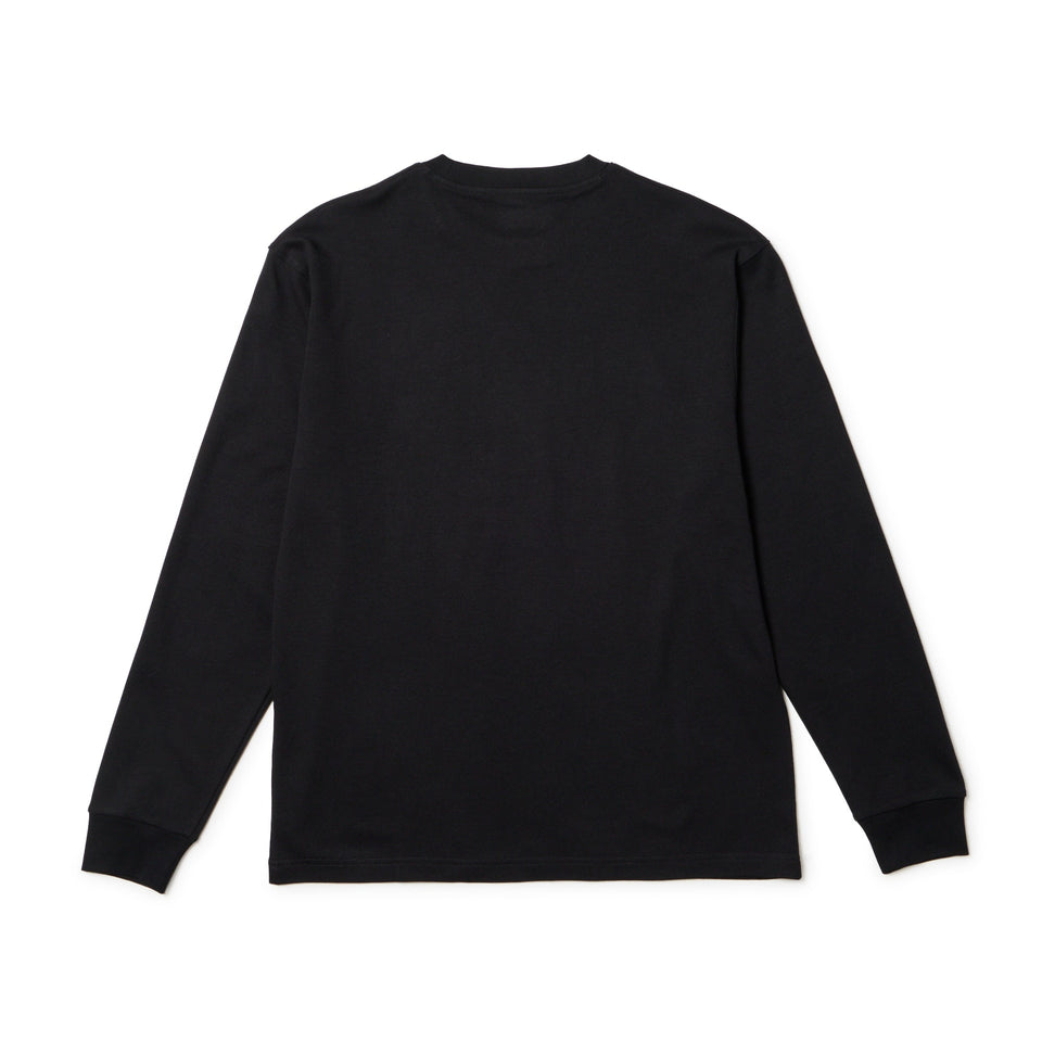 長袖 オーバーサイズド ウォーム Tシャツ Topographic Surface ブラック | アウトドア - 14668843 - S | NEW ERA ニューエラ公式オンラインストア