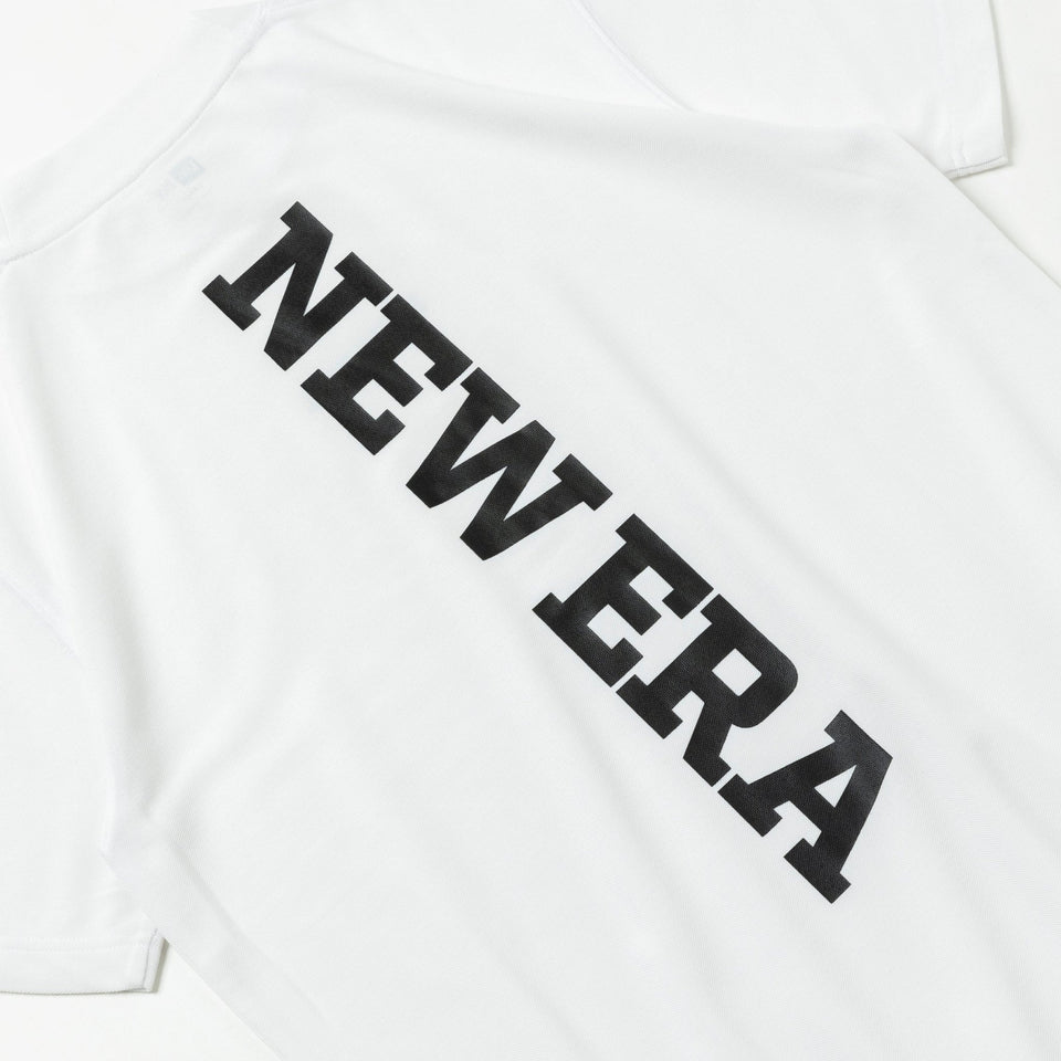 【ゴルフ】 半袖 鹿の子 ミッドネック Tシャツ Vertical Logo ホワイト - 14109047-S | NEW ERA ニューエラ公式オンラインストア