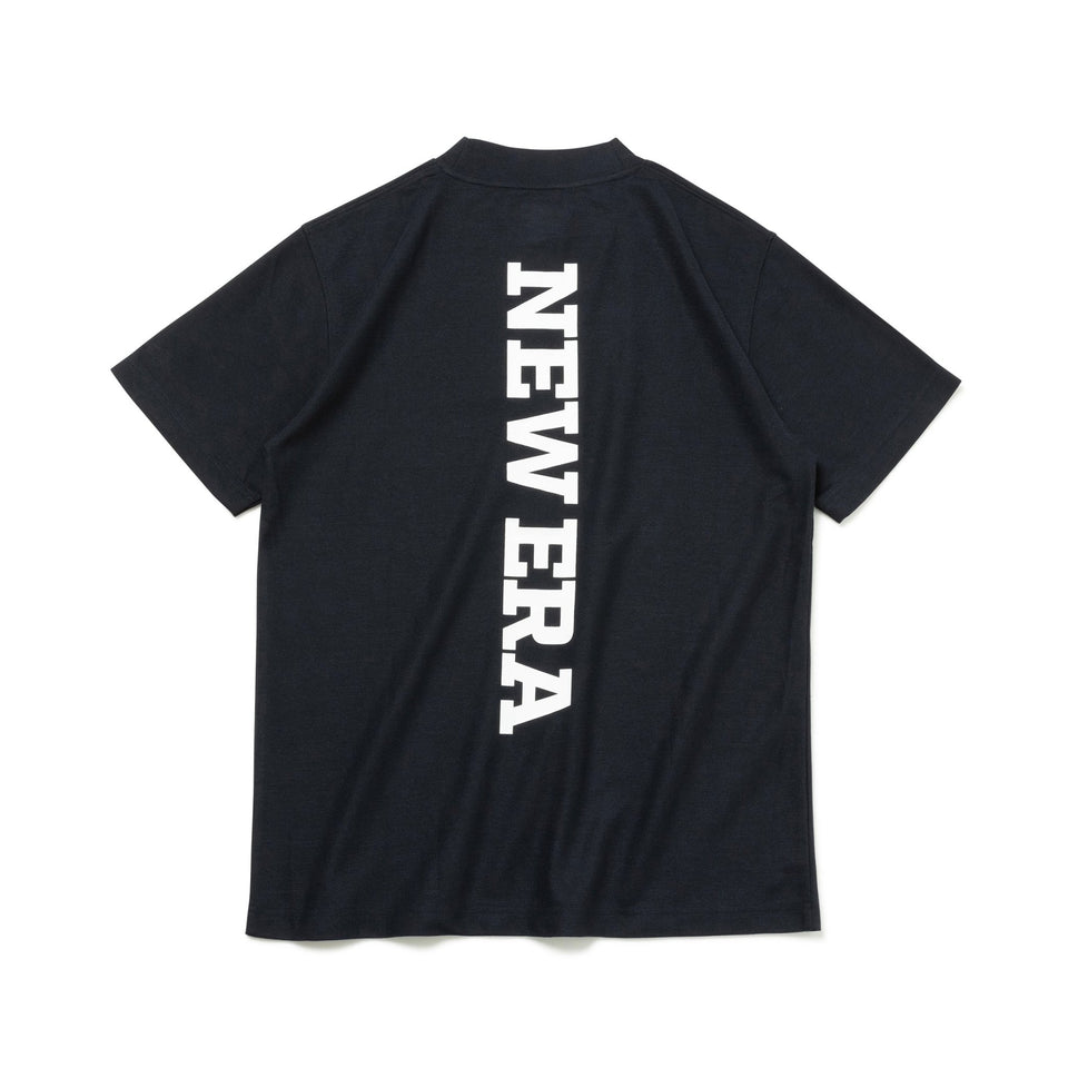 【ゴルフ】 半袖 鹿の子 ミッドネック Tシャツ Vertical Logo ネイビー - 14109048-S | NEW ERA ニューエラ公式オンラインストア