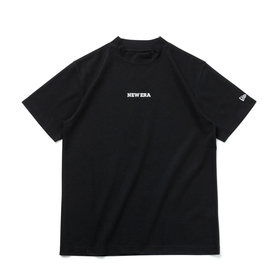 【ゴルフ】 半袖 鹿の子 ミッドネック Tシャツ Vertical Logo ブラック - 14109049-S | NEW ERA ニューエラ公式オンラインストア