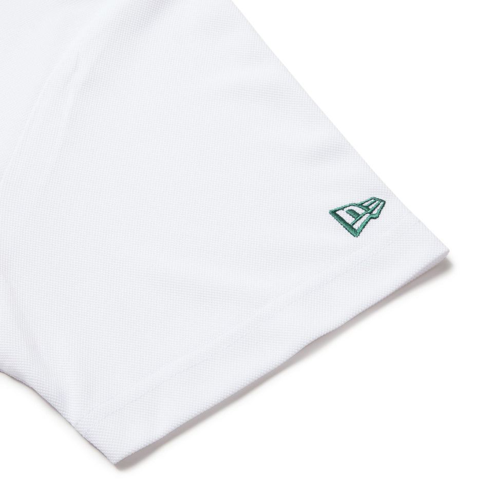 【ゴルフ】半袖 ミッドネック 鹿の子 Tシャツ Vertical Logo ホワイト - 14391494 - S | NEW ERA ニューエラ公式オンラインストア