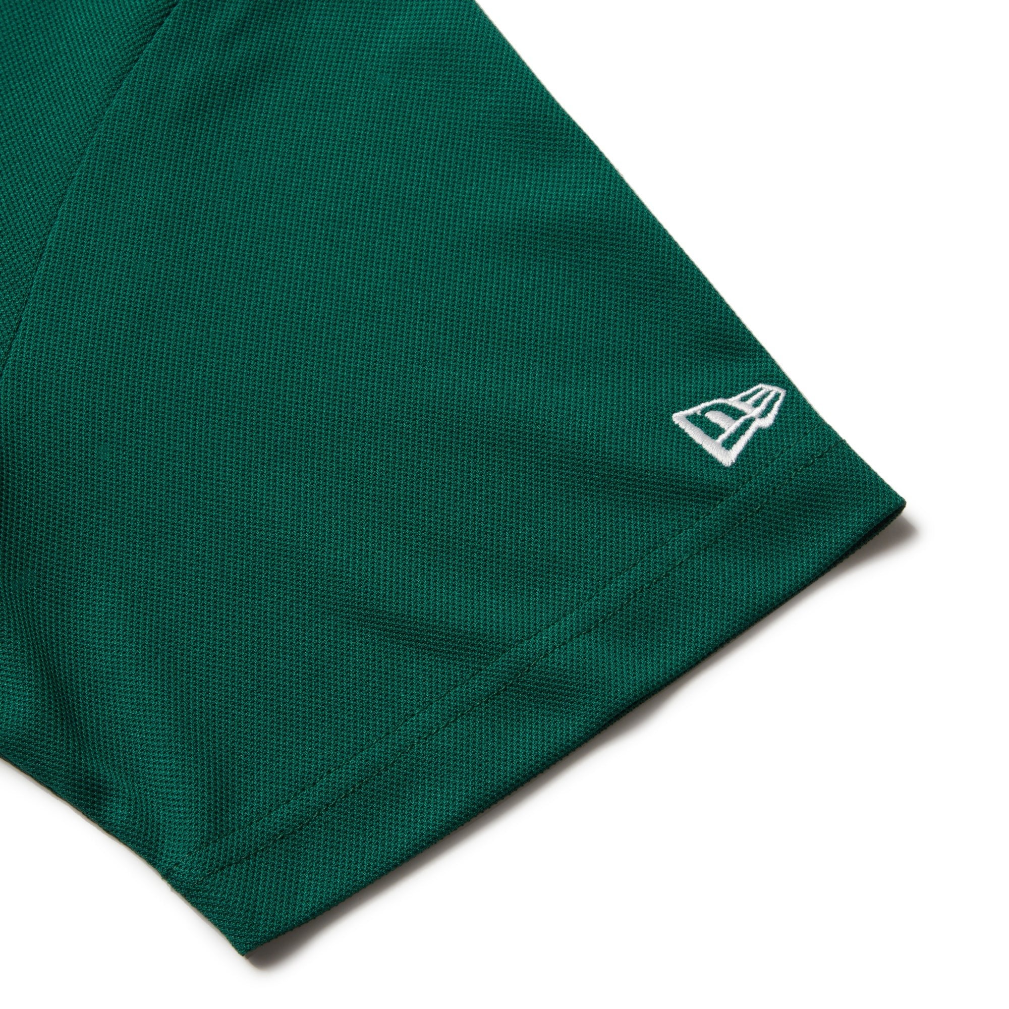 半袖 ミッドネック 鹿の子 Tシャツ Vertical Logo エメラルドグリーン | ゴルフ 5