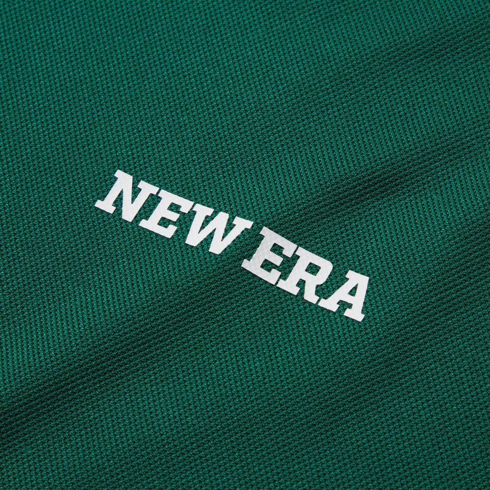 【ゴルフ】半袖 ミッドネック 鹿の子 Tシャツ Vertical Logo エメラルドグリーン - 14391495 - S | NEW ERA ニューエラ公式オンラインストア