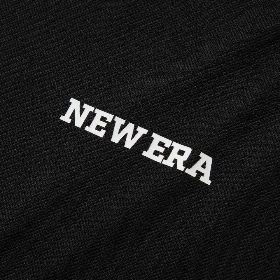 【ゴルフ】半袖 ミッドネック 鹿の子 Tシャツ Vertical Logo ブラック - 14391496 - S | NEW ERA ニューエラ公式オンラインストア
