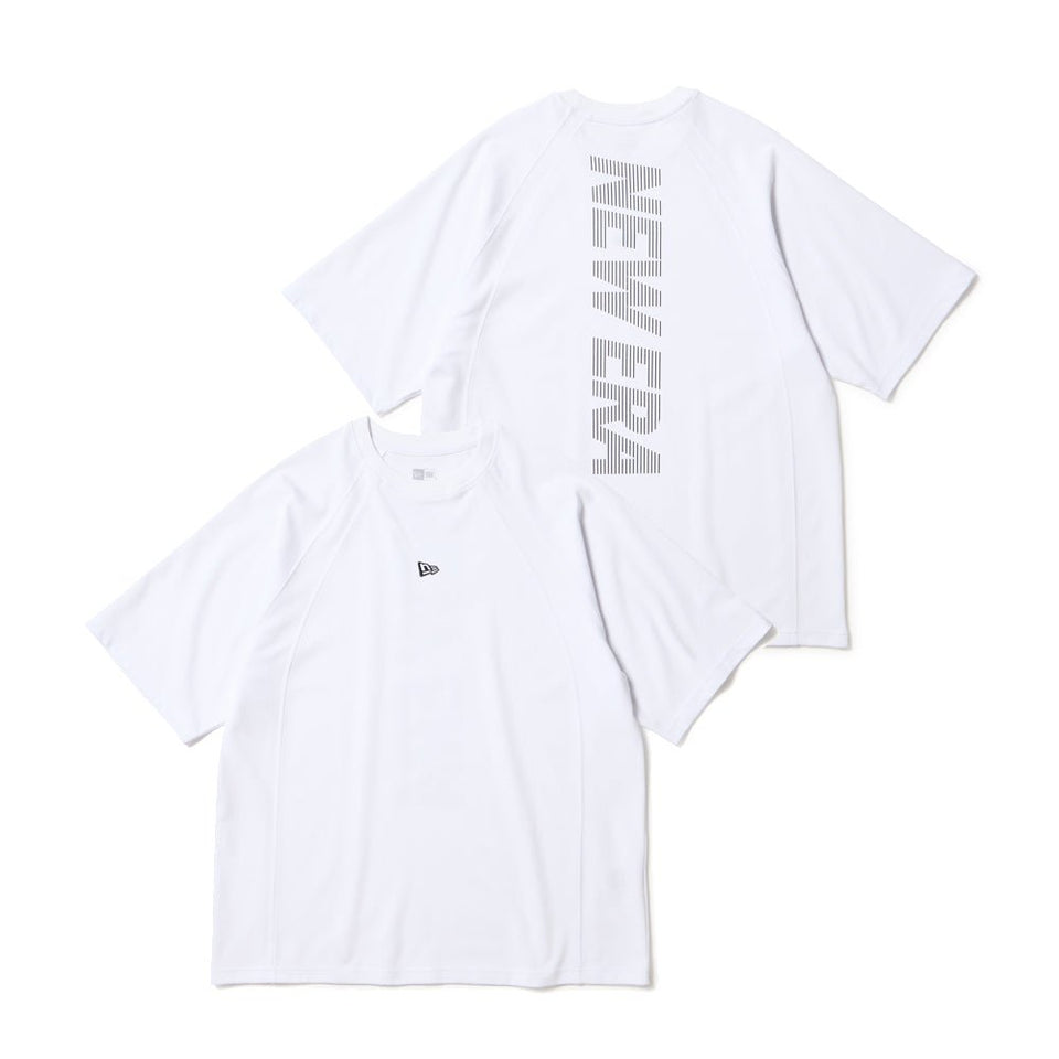 KEE　新品　Public Drip モックネック　半袖シャツ　カットソー 半袖 オーバーサイズド パフォーマンス Tシャツ Vertical Logo
