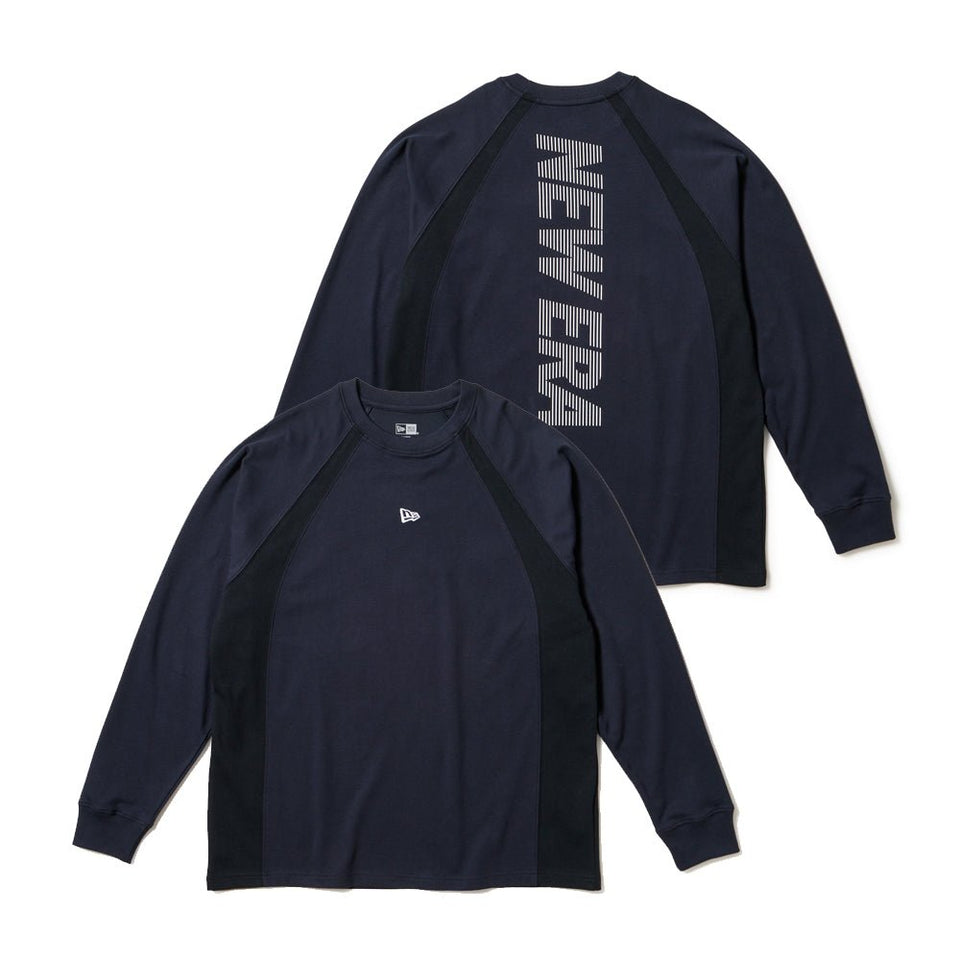 長袖 オーバーサイズド パフォーマンス Tシャツ Vertical Logo