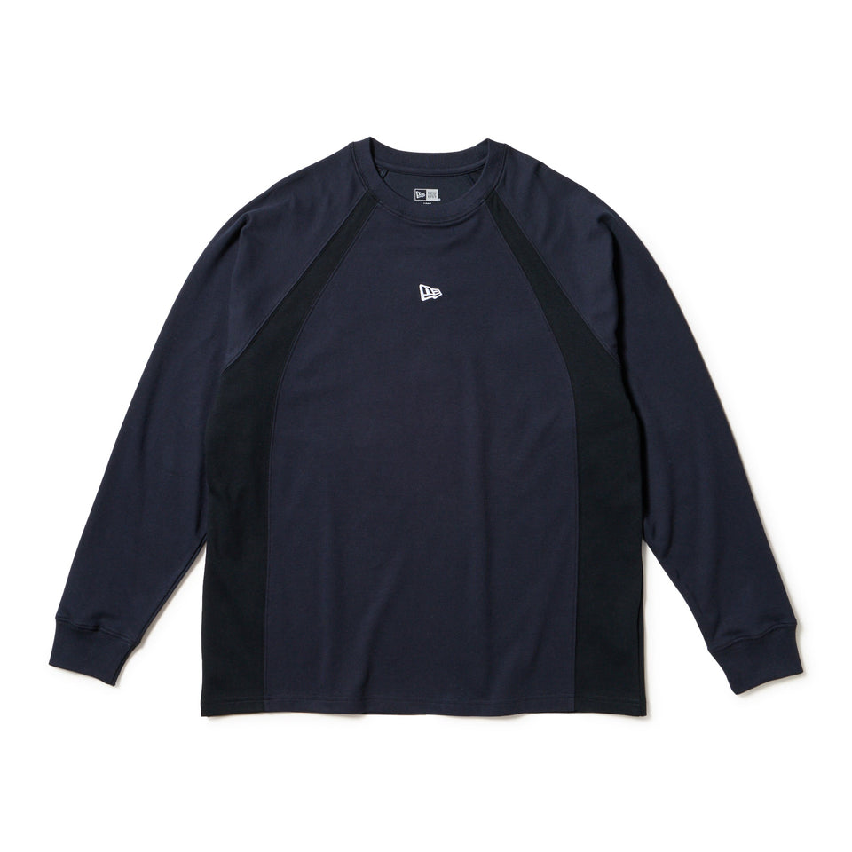長袖 オーバーサイズド パフォーマンス Tシャツ Vertical Logo ネイビー | パフォーマンスアパレル - 14674828 - S | NEW ERA ニューエラ公式オンラインストア