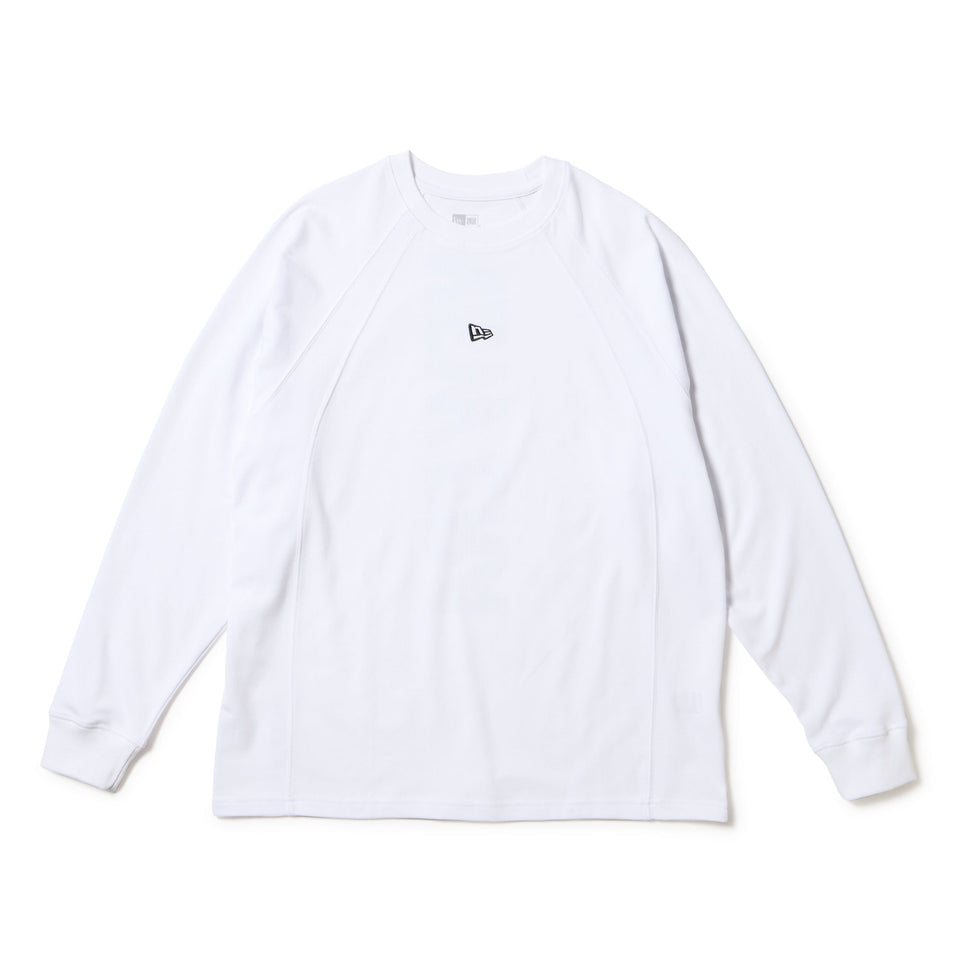 長袖 オーバーサイズド パフォーマンス Tシャツ Vertical Logo ホワイト | パフォーマンスアパレル - 14674829 - S | NEW ERA ニューエラ公式オンラインストア