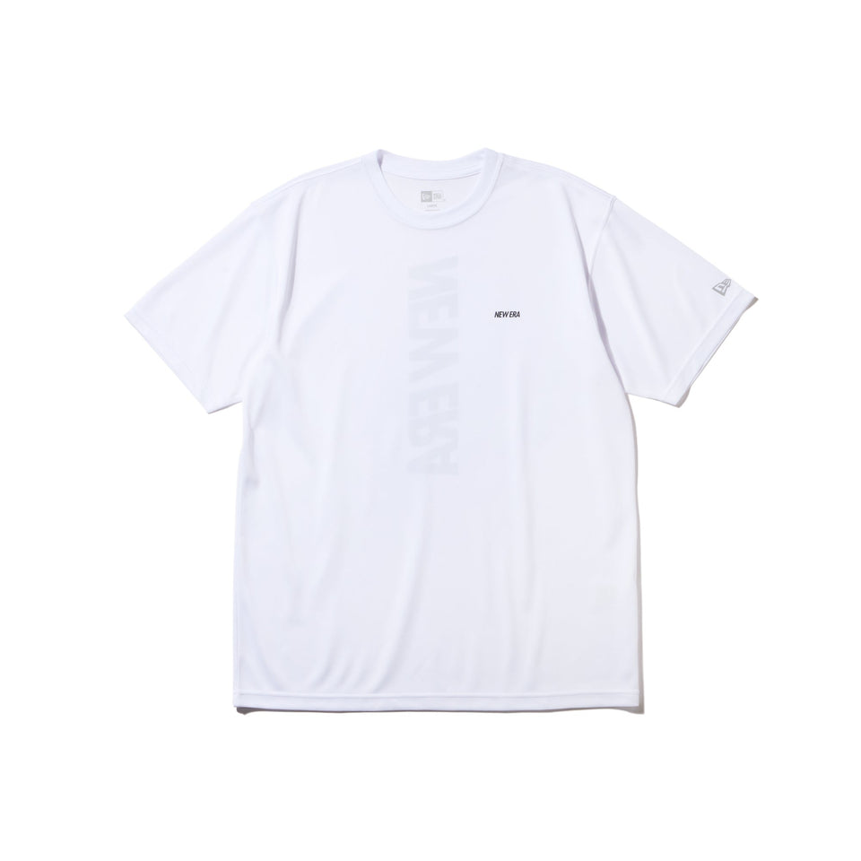 半袖 テック Tシャツ Vertical Logo ホワイト レギュラーフィット【 Performance Apparel 】 - 14312792 - S | NEW ERA ニューエラ公式オンラインストア
