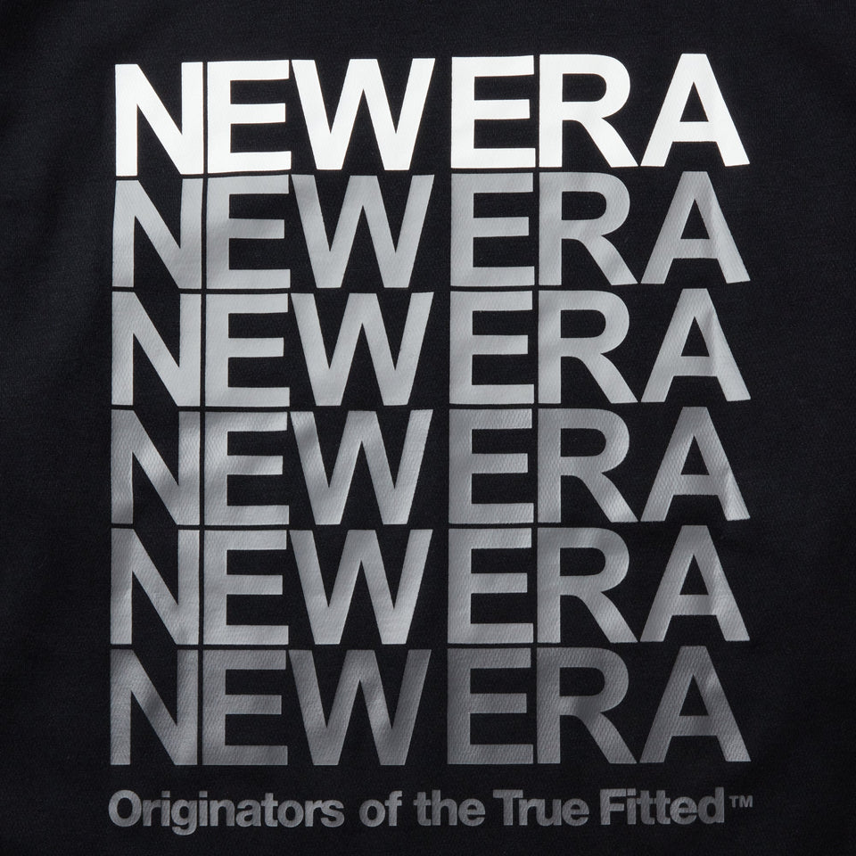 長袖 パフォーマンス Tシャツ Wordmark Logo ブラック レギュラーフィット - 14324675 - S | NEW ERA ニューエラ公式オンラインストア