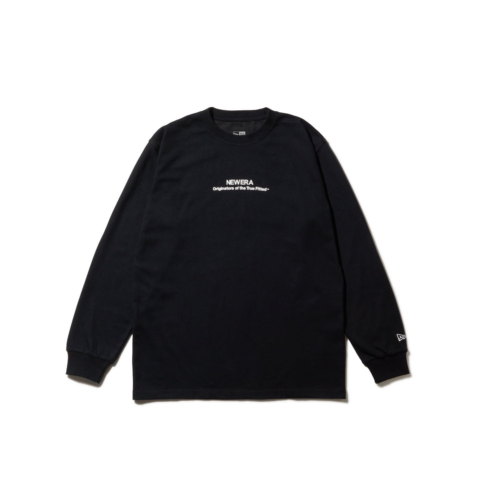 長袖 パフォーマンス Tシャツ Wordmark Logo ブラック レギュラーフィット - 14324675 - S | NEW ERA ニューエラ公式オンラインストア