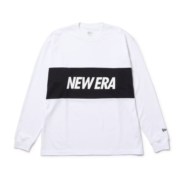 ニューエラ 長袖 パフォーマンス Tシャツ Outline Big Logo Women's 長袖 ロングレングス Tシャツ ブラック