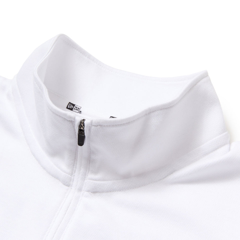 半袖 オーバーサイズド パフォーマンス ハーフジップ Tシャツ Wordmark ホワイト【Performance Apparel】 - 14410158 - S | NEW ERA ニューエラ公式オンラインストア