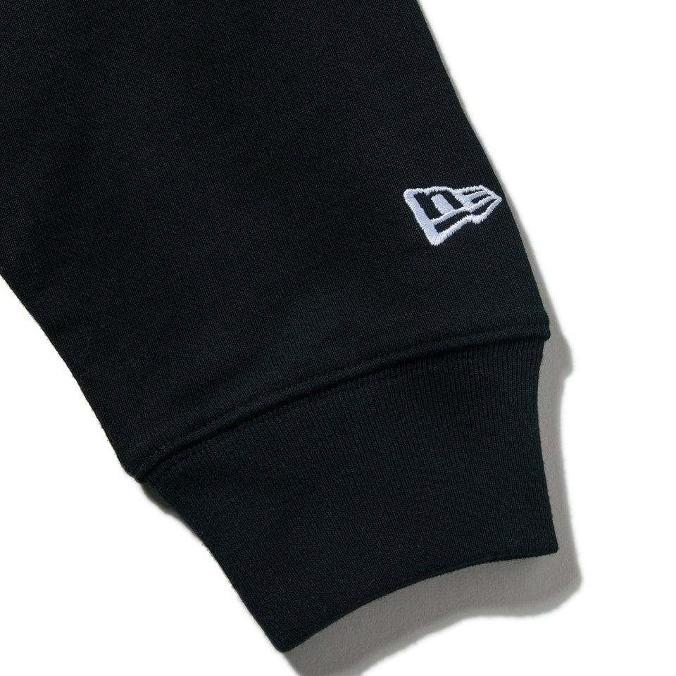 長袖 オーバーサイズド コットン Tシャツ ヘビーウェイト Woven Patch ブラック - 14324691 - S | NEW ERA ニューエラ公式オンラインストア