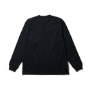 長袖 オーバーサイズド コットン Tシャツ ヘビーウェイト Woven Patch ブラック - 14324691 - S | NEW ERA ニューエラ公式オンラインストア