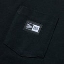 長袖 オーバーサイズド コットン Tシャツ ヘビーウェイト Woven Patch ブラック - 14324691 - S | NEW ERA ニューエラ公式オンラインストア