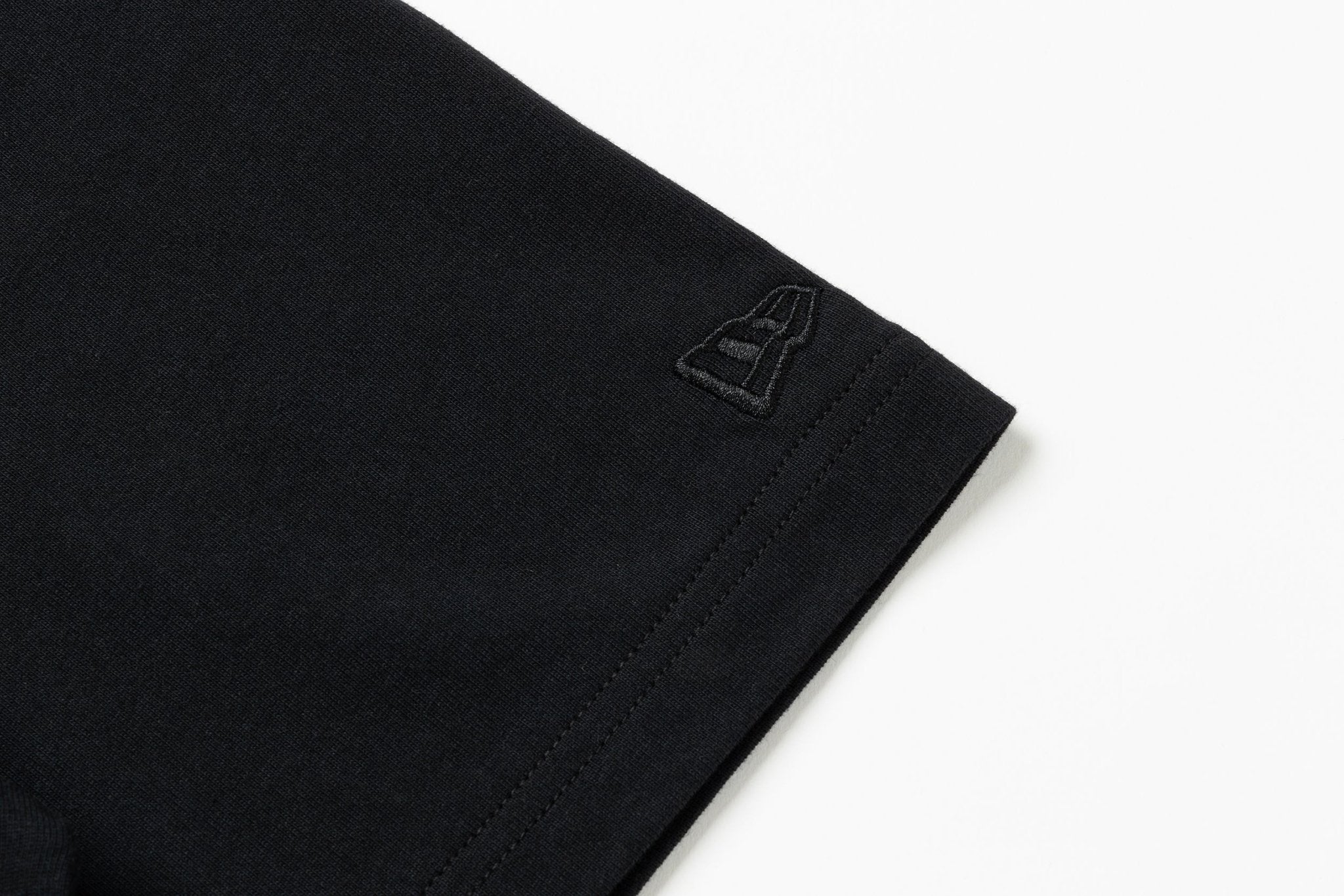半袖 コットン Tシャツ Y's SS25 ミニロゴ ブラック レギュラーフィット 3
