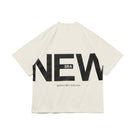 半袖 オーバーサイズド コットン Tシャツ Zoom Up Logo ストーン - 14121847-S | NEW ERA ニューエラ公式オンラインストア