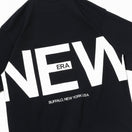 半袖 オーバーサイズド コットン Tシャツ Zoom Up Logo ブラック - 14121849-S | NEW ERA ニューエラ公式オンラインストア