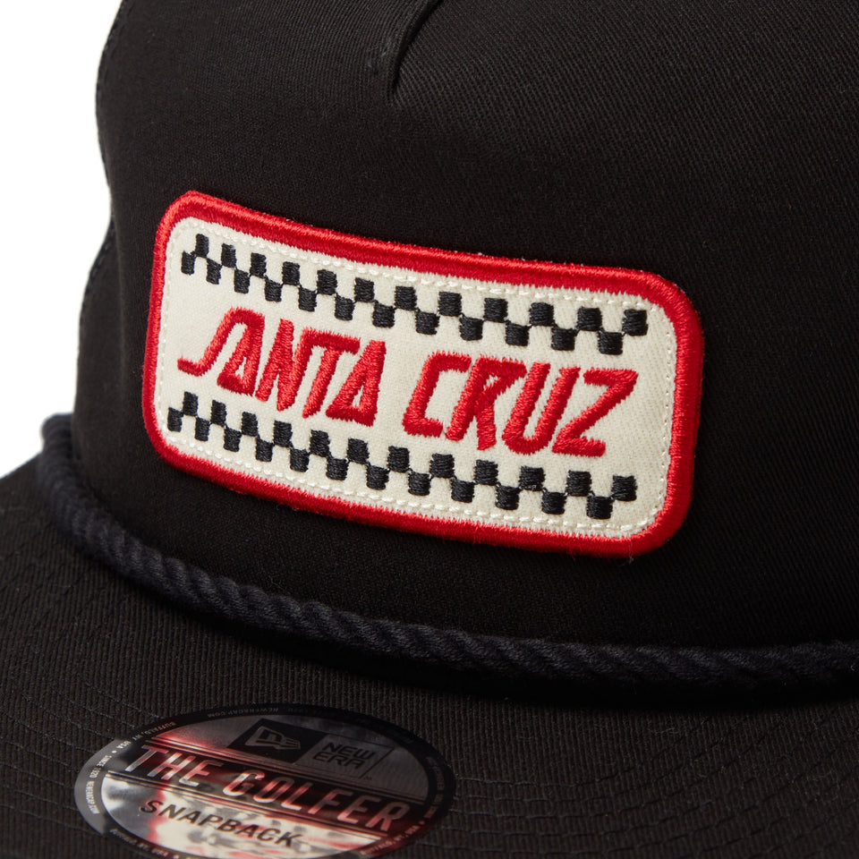 The Golfer トラッカー SANTA CRUZ チェックロゴ ブラック - 14384266 - OSFM | NEW ERA ニューエラ公式オンラインストア
