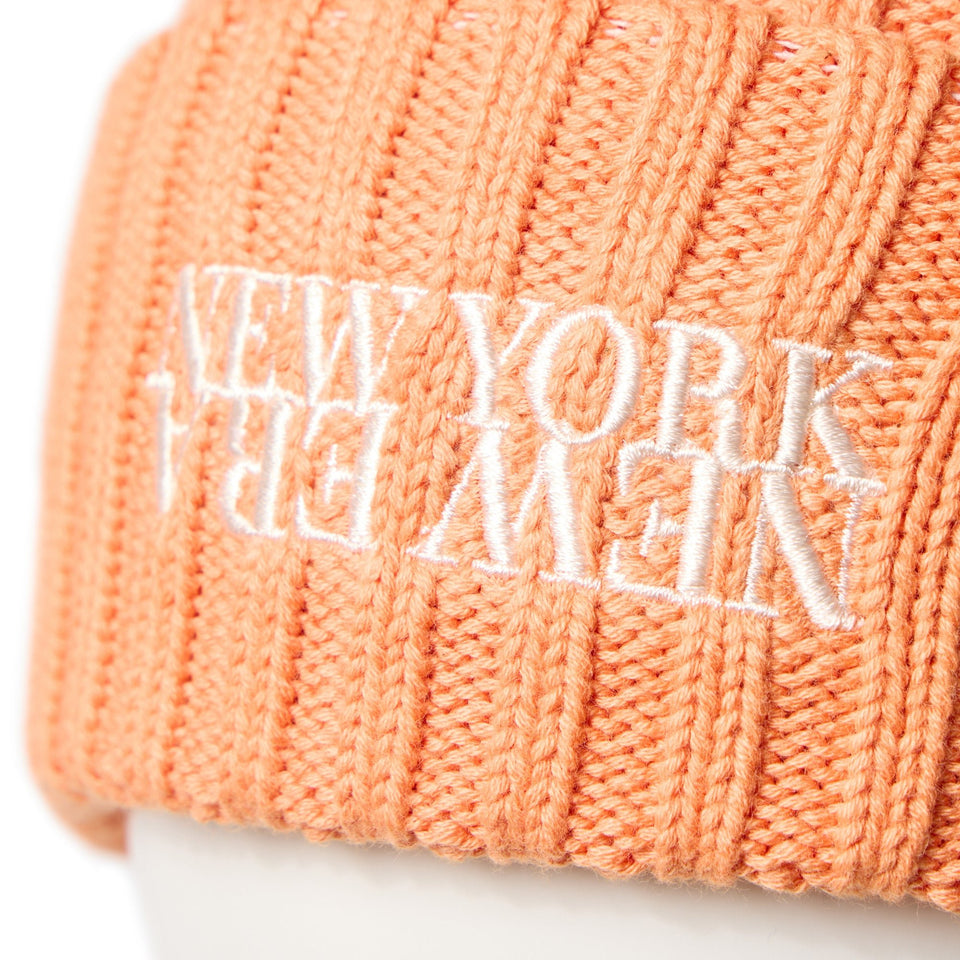 リブカフニット The New York マルーン/オレンジ - 14699379 - OSFM | NEW ERA ニューエラ公式オンラインストア