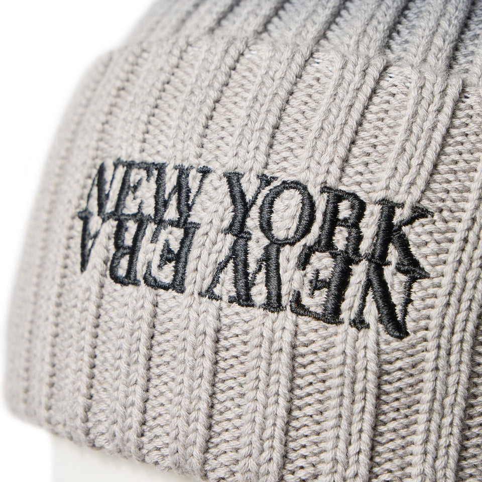 リブカフニット The New York ブラック/グレー - 14699380 - OSFM | NEW ERA ニューエラ公式オンラインストア