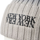 リブカフニット The New York ブラック/グレー - 14699380 - OSFM | NEW ERA ニューエラ公式オンラインストア