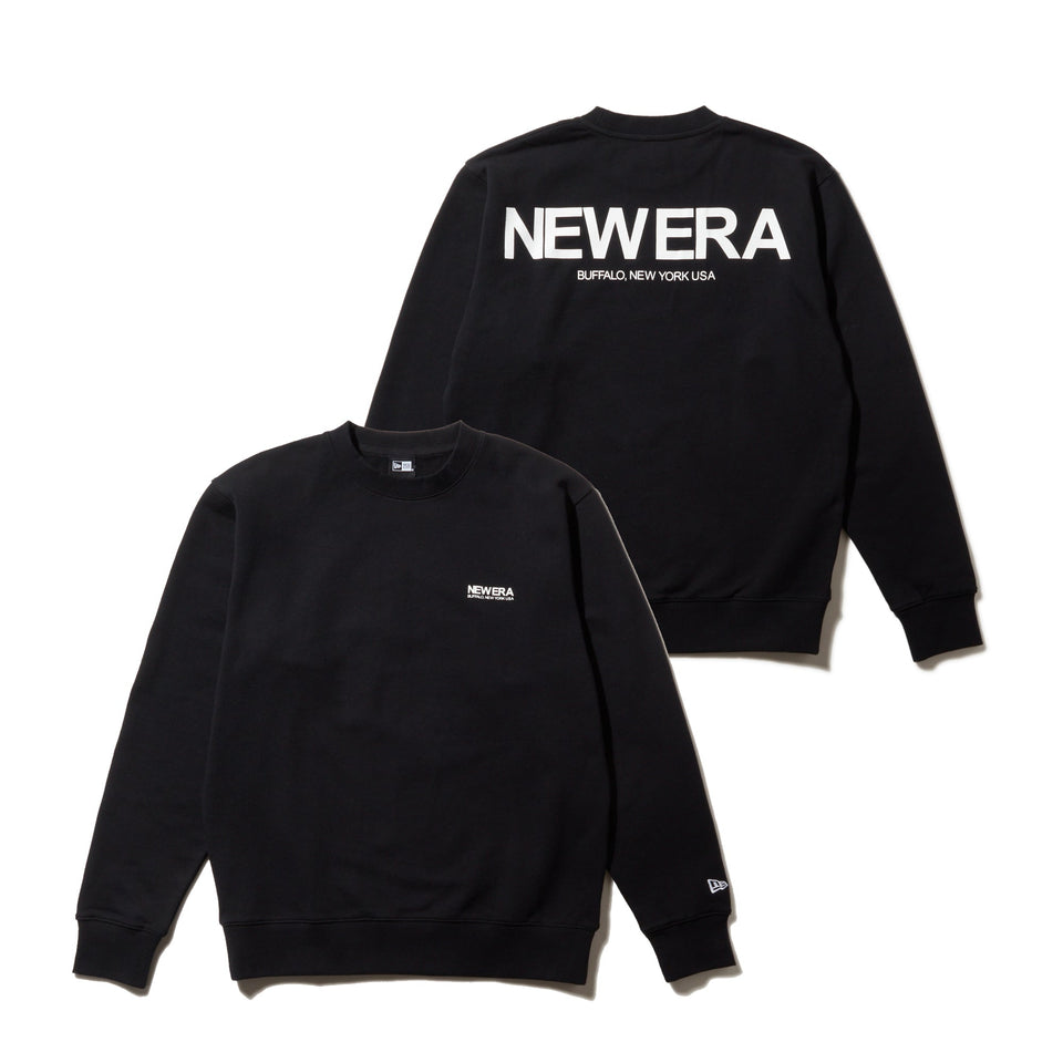 裏毛 スウェット クルーネック The Origin ブラック - 14324647 - S | NEW ERA ニューエラ公式オンラインストア