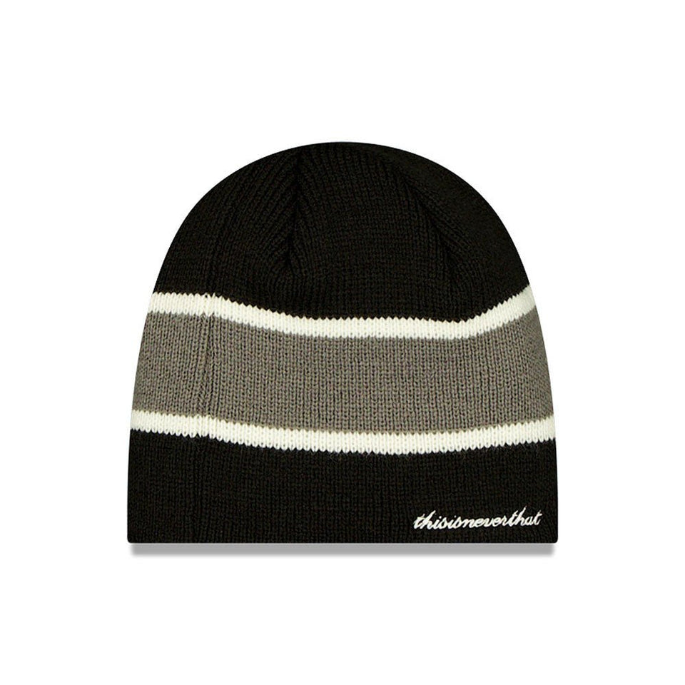 ストライプ ビーニー thisisneverthat ニューヨーク・ヤンキース ブラック/グレー - 14943322-OSFM | NEW ERA ニューエラ公式オンラインストア