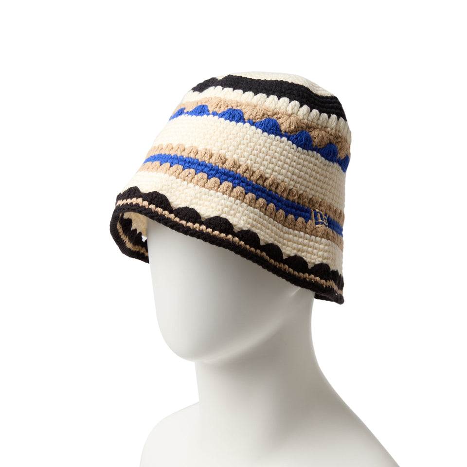 クロシェ ニットバケット Those summer days directed by Keiko Hitotsuyama Vintage Nylon アイボリー/スカイブルー/ブラック - 14474873 - OSFM | NEW ERA ニューエラ公式オンラインストア