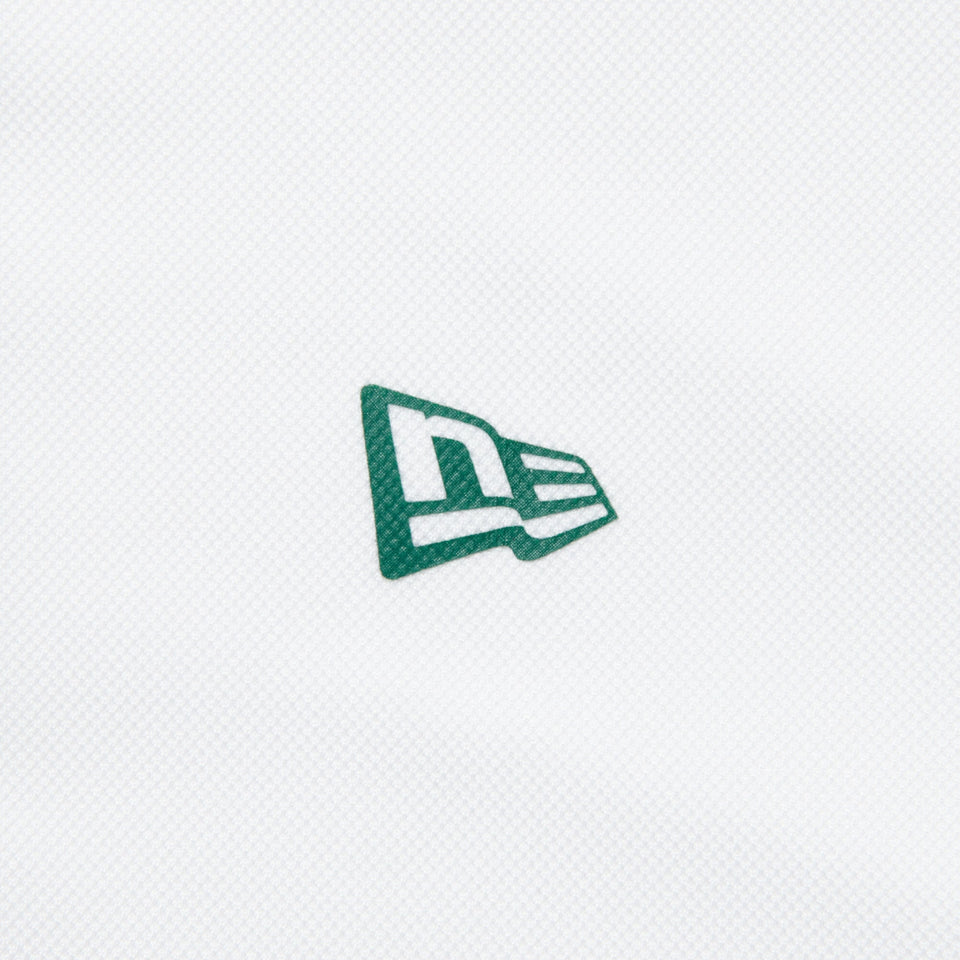 半袖 鹿の子 ポロシャツ Vertical Logo ホワイト | ゴルフ
