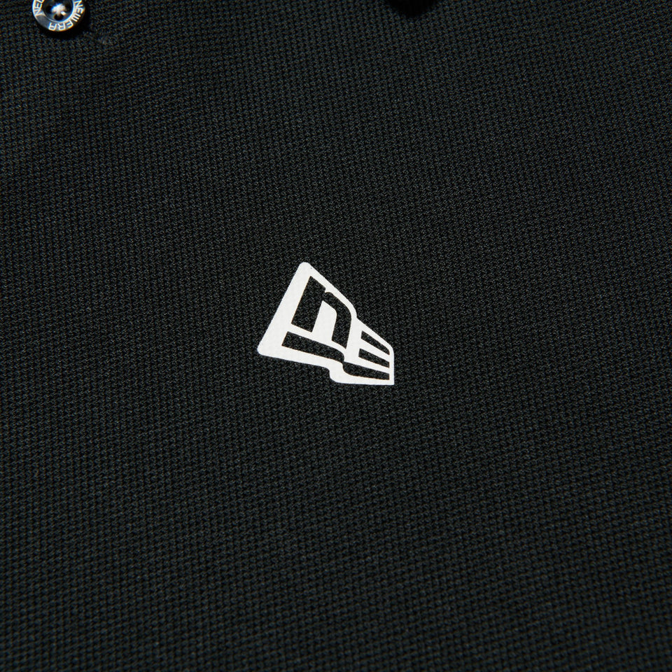 【ゴルフ】半袖 鹿の子 ポロシャツ Vertical Logo ブラック - 14391486 - S | NEW ERA ニューエラ公式オンラインストア