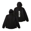 NBB WEEKENDカジュアルジャケット 黒 プリントロゴ ニューバランス（new balance）Athletics ウインドジャケット