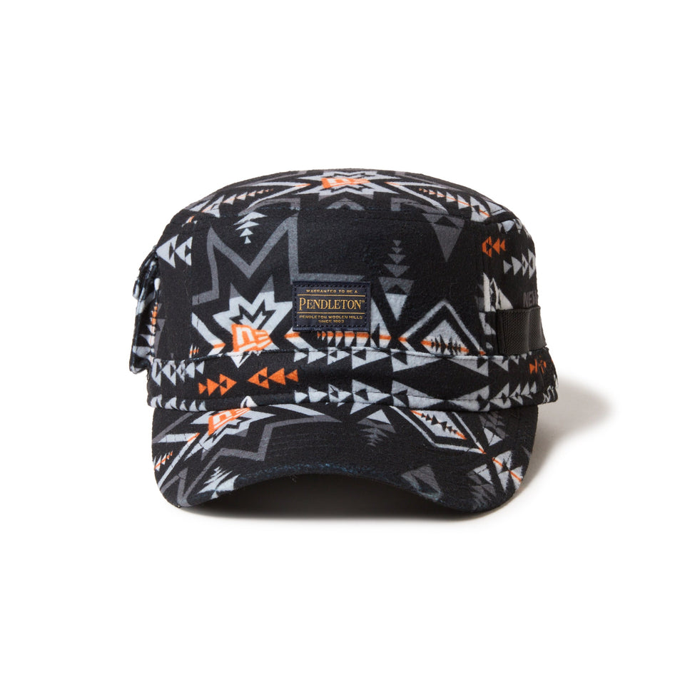 WM - 01 アジャスタブル Pendleton ペンドルトン ブラック フリース - 14683723 - OSFM | NEW ERA ニューエラ公式オンラインストア