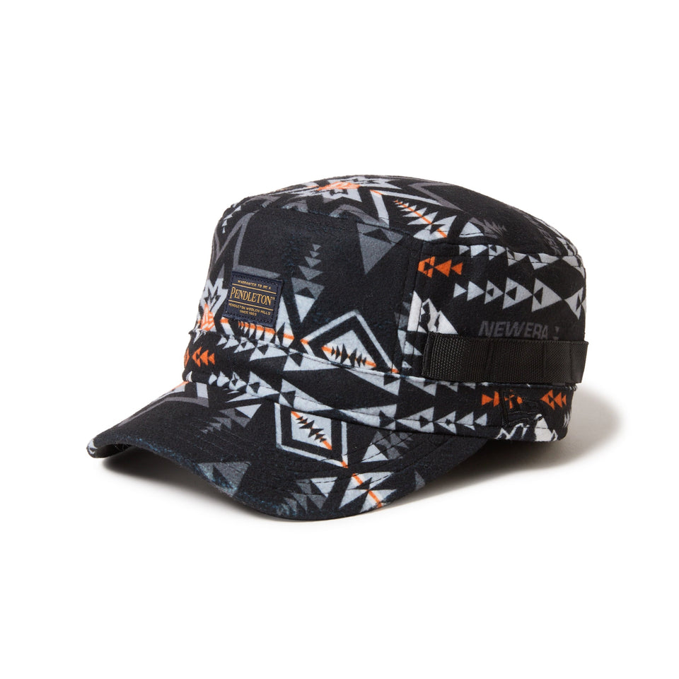 WM - 01 アジャスタブル Pendleton ペンドルトン ブラック フリース - 14683723 - OSFM | NEW ERA ニューエラ公式オンラインストア