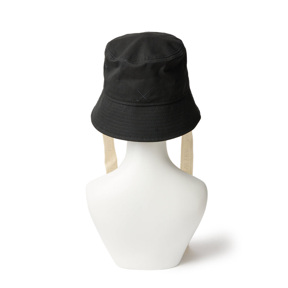 NEW ERA×Ameri LOGO TAPE BUCKET HAT 黒 NEW ERA×Ameri LOGO TAPE BUCKET HAT